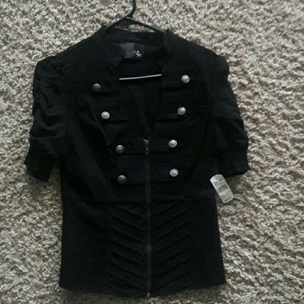 Zipper blouse